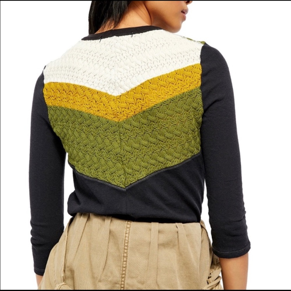 Free People In Rainbows Swit Sweater